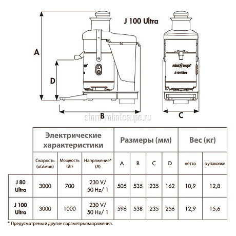 Соковыжималка Robot Coupe J100 Ultra