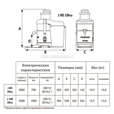 Соковыжималка Robot Coupe J80 Ultra